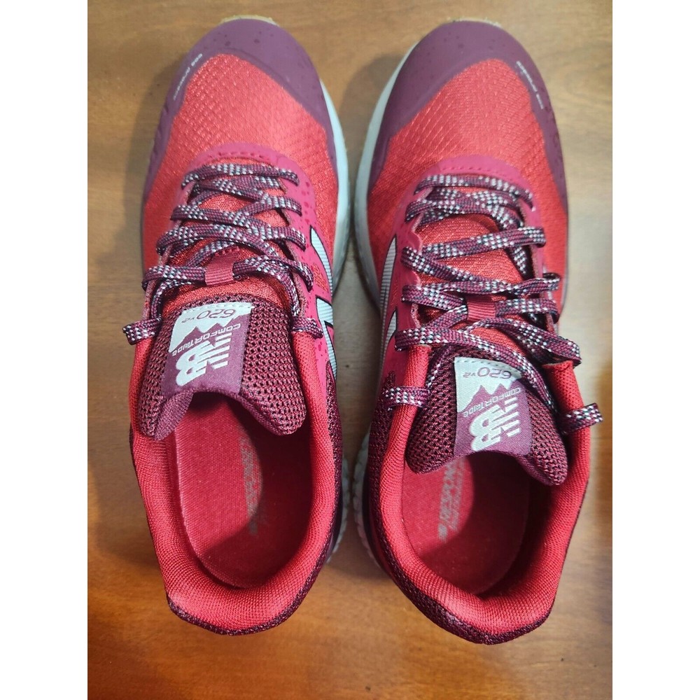 New Balance Men's 620 V2 Trail GUM Soles Running Shoe in 7.5 Maroon MT620RM2 New - Picture 7 of 10